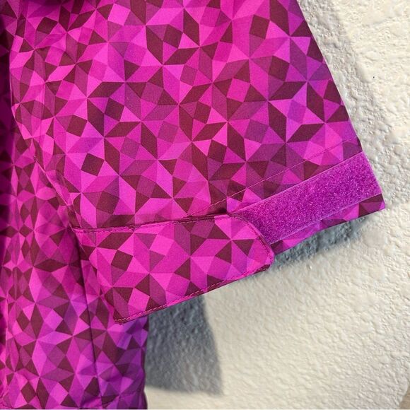 Columbia Womens Outer West Interchange Jacket Bright Plum Print Large - Picture 9 of 15